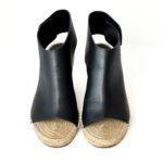 Céline Black Leather Espadrille Wedges – Size 37 - Image 4