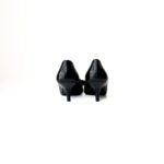 Prada Black Patent Leather Bow Pointed-Toe Pumps – Size 37 - Image 3