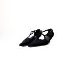 The Row Black Satin Sandals Size 38