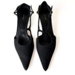 The Row Black Satin Sandals Size 38 - Image 4