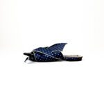 N°21 Peep-Toe Blue & White Polka Dot Knotted Flats – Size 38 - Image 2