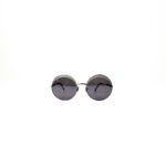 Bottega Veneta BV 0190S Grey Round Sunglasses