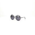 Bottega Veneta BV 0190S Grey Round Sunglasses - Image 2