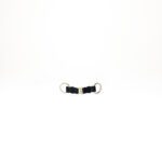 Salvatore Ferragamo Black Patent Vara Bow Key Chain