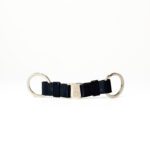 Salvatore Ferragamo Black Patent Vara Bow Key Chain - Image 2