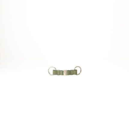 Salvatore Ferragamo Mint Green Patent Vara Bow Key Chain