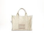 Marc Jacobs “The Tote Bag” Beige Canvas with Black Print - Image 3