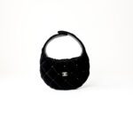 Chanel Pouch Velvet Diamante Bag