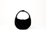 Chanel Pouch Velvet Diamante Bag - Image 3