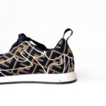 Fendi Brown/Black Zucca Fabric FFreedom Sneakers – Size 37 - Image 7