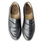 Hermès Noir Trip Goatskin Espadrilles (Size 37) - Image 5