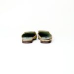 Dolce & Gabbana Light Green Velvet Jackie Mules Size 37 - Image 3