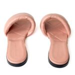 Bottega Veneta Pink Quilted Leather Lido Flat Slides, Size 37 - Image 5