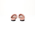 Bottega Veneta Pink Quilted Leather Lido Flat Slides, Size 37 - Image 4