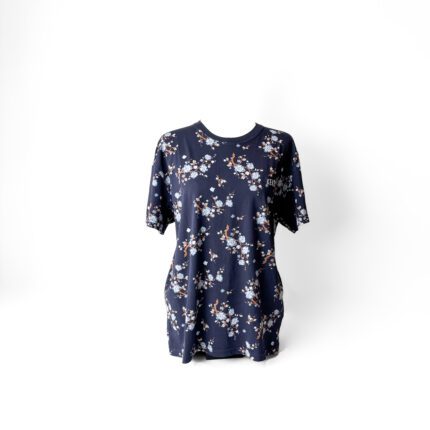 Kenzo Paris Navy Sakura (Cherry Blossom) Print T-Shirt – Size M