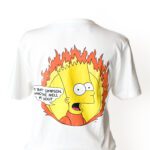 Off-White c/o Virgil Abloh White “Teenager” Bart Simpson T-Shirt – Size XS - Image 3