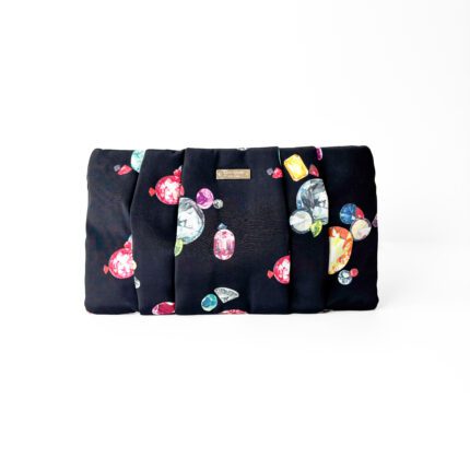 Kate Spade New York "Flash" Gem-Print Fabric Clutch