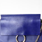 Chloé Medium Cobalt Blue Faye Shoulder Bag - Image 4