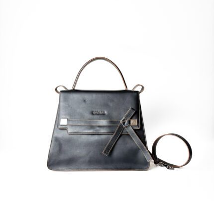 Escada Bicolor 2-Way Top-Handle Satchel