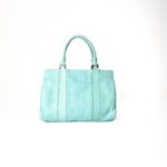Tiffany & Co. Pebbled Leather Tiffany Blue Tote - Image 3