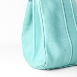 Tiffany & Co. Pebbled Leather Tiffany Blue Tote - Image 5