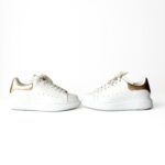 Alexander McQueen Oversized White Leather Sneakers – Size 37 - Image 4