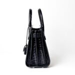 Saint Laurent Nano Sac De Jour Black Croc-Embossed Leather - Image 3