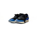 Balenciaga Black & Blue Race Runner Sneakers – Size 36