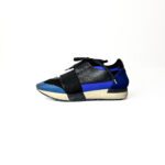Balenciaga Black & Blue Race Runner Sneakers – Size 36 - Image 2
