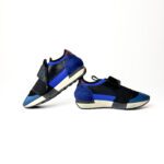 Balenciaga Black & Blue Race Runner Sneakers – Size 36 - Image 3
