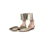 Giambattista Valli Leopard-Print and Pebbled Leather Sandals – Size 36