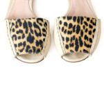 Giambattista Valli Leopard-Print and Pebbled Leather Sandals – Size 36 - Image 5
