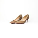 Christian Louboutin Pigalle Follies 55 Pumps Patent “Poudre” – Size 36