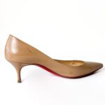 Christian Louboutin Pigalle Follies 55 Pumps Patent “Poudre” – Size 36 - Image 4