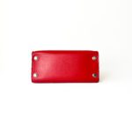 Louis Vuitton Red Smooth Calfskin with Silver Hardware City Steamer PM - Image 4