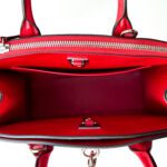 Louis Vuitton Red Smooth Calfskin with Silver Hardware City Steamer PM - Image 6