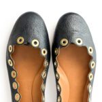 Chloe Black Leather Lauren Ballet Flats Size 36.5 - Image 5