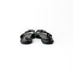 Sergio Rossi Black Crystal Embellished Patent Leather Flats Size 36.5 - Image 3