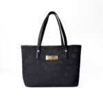 Chopard Black Monogram Canvas Tote