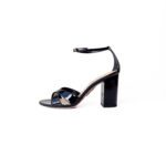 Aquazzura Black Patent Leather Firenze Block-Heel Sandals – Size 37.5 - Image 2