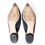 Nicholas Kirkwood Black Crystal-Embellished Pointed-Toe Mules – Size 38 - Image 7