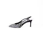 Louis Vuitton Archlight “Since 1854” Jacquard Slingback Pumps – Size 39 - Image 2