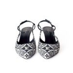Louis Vuitton Archlight “Since 1854” Jacquard Slingback Pumps – Size 39 - Image 6