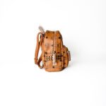 MCM Stark Cognac Visetos Bebe Boo Backpack (Extra-Mini) - Image 4