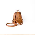 MCM Stark Cognac Visetos Bebe Boo Backpack (Extra-Mini) - Image 3