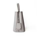 Prada Panier Grey Saffiano Leather Bag - Image 3
