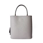 Prada Panier Grey Saffiano Leather Bag - Image 4