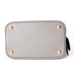 Prada Panier Grey Saffiano Leather Bag - Image 6