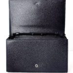 Saint Laurent Cassandre Matelassé Chain Wallet (So Black) - Image 5