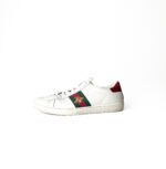 Gucci White Leather Ace Sneaker Bee – Size 38.5 - Image 2